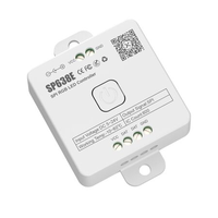 Контроллер LED-лент с управлением через приложение, 5В/24В, для цифровых светодиодных лент SP638E, Bluetooth, RF, музыкальный, адресный, SPI, RGB, пиксельный контроллер LED