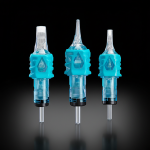 Aiguilles de cartouche de tatouage PMU 1215RM en acier inoxydable 316, stériles, jetables, à membrane, Magnum rond, pour sourcils - Product Image 1