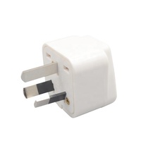 Adaptateur de voyage universel YD-16-1 pour Australie, prise 3 broches, 10A 250V, en laiton et cuivre, placage nickel ABS