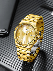 นาฬิกาข้อมือควอตซ์แฟชั่นธุรกิจผู้ชาย <span class=keywords><strong>TOMI</strong></span> T302 ขายส่ง สายสแตนเลสพรีเมียมแบบกำหนดเอง นาฬิกาผู้ชายสำหรับใช้ในชีวิตประจำวัน - Product Image 3