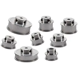 Poulie de synchronisation d'aluminium GT2 pour imprimante 3D, 24 pièces, 5mm, 8mm alésage, Kit de tous types, roues synchrone, en aluminium