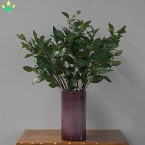 Feuilles de Laurier Artificielles en Plastique à Longue Tige, Branche de Verdure pour Mariage, Maison, Fête, Bureau, Vase, Café, <span class=keywords><strong>D</strong></span>écoration - Product Image 5