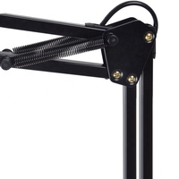 Lampe de table USB multifonctionnelle flexible avec bras articulé, fixation par pince, pliable, tactile, lampe de bureau LED pour l'étude