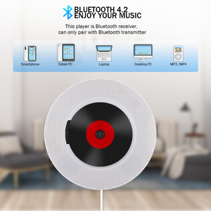 Reproductor de <span class=keywords><strong>CD</strong></span> Portátil Redondo <span class=keywords><strong>Mini</strong></span> de Alta Calidad con Luz LED Inteligente y Altavoz Inalámbrico BT - Product Image 4
