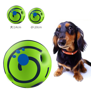 Pelota de Juego para Perros Verde Clásica, Juguete Interactivo para Masticar y Rodar para Perros, Alivia la Ansiedad, Previene la Obesidad y Promueve la Interacción - Product Image 1