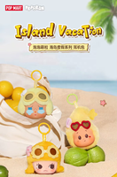 Produit phare : Boîte mystère POPMART Série Vacances à l'île, étui pour écouteurs en vinyle, figurine Labubu 100% authentique, idéal comme cadeau