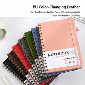 Agenda de Cuero PU con Espiral, Tapa Dura, Personalizada para Regalo, Libreta de Notas con Logotipo Personalizado - Product Image 4