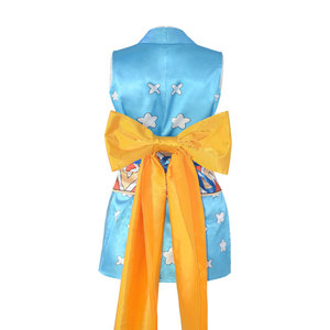 Disfraz de Nami para mujer, kimono corto con estampado satinado, conjunto completo para Halloween - Product Image 2