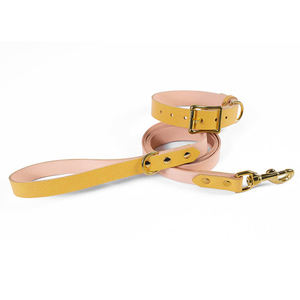 Wholesale New Designer Leather <b>Dog</b> <b>Leashes</b> Stylish Outdoor Walking Traction with Strong Brass Snap Hook - Product Image 2