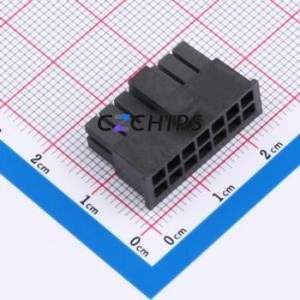 WAFER-MX3.0-14PJK-GB Housing (Wire-to-Board / Wire-to-Wire) P=3.03mm Connector 2x7P 3.03mm Micro-Fit (MX 3.0) 3.03mm - Product Image 1