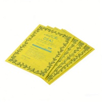 Couleur personnalisée 5.25x7.75 pouces PVC Mahjong Shuffle Card Yellow Mahjong Tile Shuffler Lot de 2 Pièces pour le Mélange