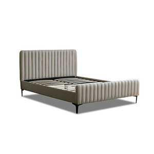 ALISSA Contemporary <b>Bed</b> Modern Velvet Fabric Upholstered with Solid Wood Frame and Steel Design Soft & Adjustable Storage <b>Bed</b> - Product Image 3
