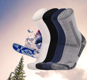 <span class=keywords><strong>Laine</strong></span> mérinos Super <span class=keywords><strong>fine</strong></span> pour hommes professionnels Moto Performance en plein air Ski randonnée chaussettes hiver <span class=keywords><strong>laine</strong></span> épaisse caractéristique antibactérienne - Product Image 2