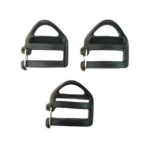 Mousqueton à <span class=keywords><strong>clip</strong></span> pour sangle 25 mm (1 pouce) avec boucle de ceinture à verrouillage ouvert et connecteur coulissant pour sac à dos - Product Image 4