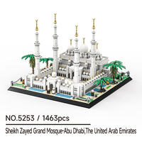 Wange 5253 Sheikh Zayed Grande Mosquée Bâtiment Bloc D'assemblage Briques Modèle Personnalisé Éducatif Assemblage Bloc De Construction Ensemble Jouet