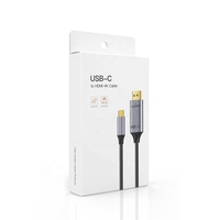 Kabel adaptor HDtv ke TYPE-C, kualitas tinggi 4K 60Hz 4K 30Hz HDtv ke USB C USB-C HD Video konverter untuk Ponsel/komputer TV HD