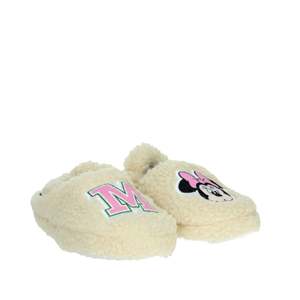 Pantoufles d'hiver pour filles Disney Minnie Mouse, couleur beige, en fourrure, pour l'intérieur - Product Image 5