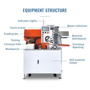 Máquina Automática para Pegar Papel Aislante para Baterías de Litio 18650/26650 21700/32650, Máquina para Pegar Papel de Cebada - Product Image 3
