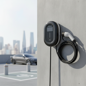 Borne de recharge murale pour véhicules électriques Wisenergy Smart 7kW 11kW 22kW AC Type 2 avec contrôle WiFi et application, RFID, pour usage domestique - Product Image 4