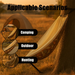 Silla Colgante Plegable sin Marco, de Tela Oxford con Estampado de Camuflaje, con Capacidad de Carga de 70 kg, Portátil, para Acampar al Aire Libre, Hacer Senderismo, Observación de la Naturaleza - Product Image 3