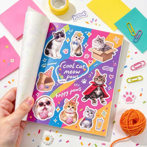 Libro di <span class=keywords><strong>Adesivi</strong></span> Riutilizzabili Personalizzato per Bambini, Libro Educativo Silenzioso, Album di Attività Fai-da-Te Impermeabile, <span class=keywords><strong>Adesivi</strong></span> OEM all'Ingrosso - Product Image 2