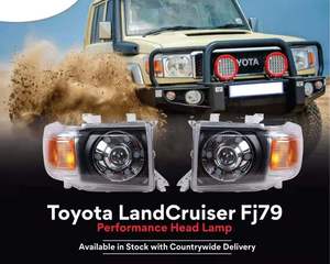 Land Cruiser <span class=keywords><strong>LC</strong></span> 79 Đèn Đầu Angel Eyes Fj79 Đèn Pha LED Cho Toyota - Product Image 2