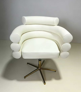 High-Density Foam Barber Chair Modern <b>Salon</b> <b>Stool</b> Thick Synthetic Leather Portable Rolling Operation Spa Cutting Base for Beauty - Product Image 1