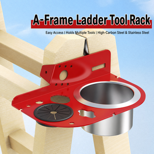 Support de rangement multifonctionnel en aluminium pour outils, sac de rangement pour échelle industrielle, accessoires, support polyvalent pour outils suspendus - Product Image 3