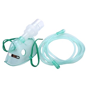 Masque à oxygène TEXNET en vinyle souple transparent pour le confort du patient <span class=keywords><strong>et</strong></span> l'évaluation visuelle, certifié ISO, modèle TEX00071 - Product Image 1