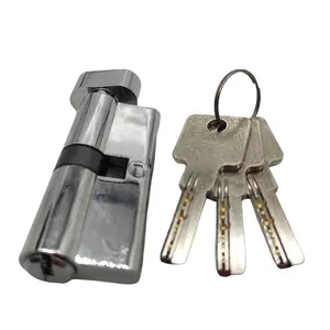 Sicurezza in lega di zinco del cilindro della serratura del bagno del cilindro della serratura di porta euro di 60-120mm alta