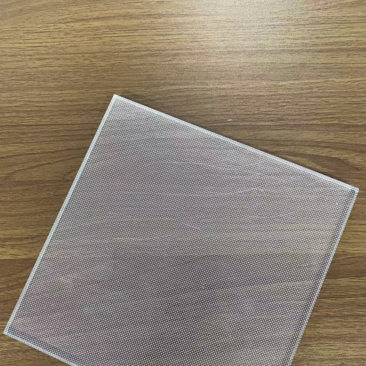 Laser dot marking PMMA Light <strong>Guide</strong> Panel 10mm thickness Double-sided illumination for Motion-<strong>sensor</strong> hallway light Rina <strong>Tech</strong>