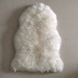 Cojín de piel de oveja entera australiana, <span class=keywords><strong>manta</strong></span> de sofá de lana ligera gruesa de invierno de lujo, alfombra antideslizante acolchada - Product Image 5