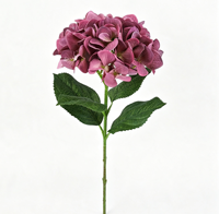Bunga Hydrangea Buatan Tangan Grosir Baru untuk Pernikahan & Wisuda, Dekorasi Ruang Tamu Rumah, Sentuhan Asli, Bunga Tiruan