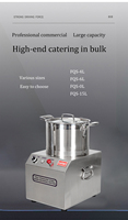 Produit de viande électrique 5L faisant la Machine équipement de cuisine entièrement en acier inoxydable Mutil fonction coupe-légumes Machine