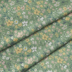 Tissu en voile de coton 75 GSM, impression numérique personnalisée, motif floral léger, tissu en voile de popeline de coton suisse 80S <span class=keywords><strong>au</strong></span> <span class=keywords><strong>mètre</strong></span> - Product Image 4