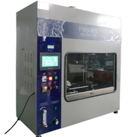 Appareil d'essai de flamme par aiguille IEC60695-11-5, écran tactile PLC avec télécommande infrarouge pour test d'incendie des composants électroniques