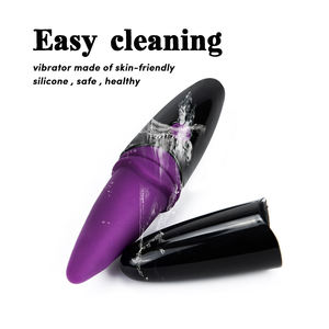 เครื่องสั่นลายหัวกระสุนลิปสติกแบบใช้ไฟ USB สำหรับกระตุ้นคลิตอรเร้าสำหรับคู่รักผู้หญิงทำจากโลหะ - Product Image 5