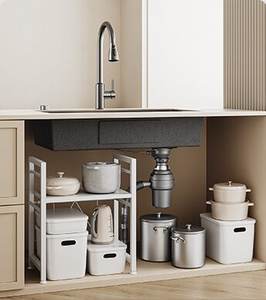 Fregadero de Cocina Grande de Acero Inoxidable SUS304 con Superficie Nano para Conversión de Doble a Fregadero Individual - Product Image 3