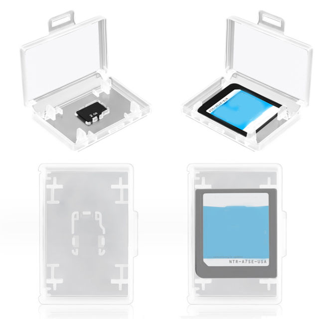 Clear Games Card Cartridge case Holder for Nintendo for DS/DSI/DS Lite Game Card Storage Box