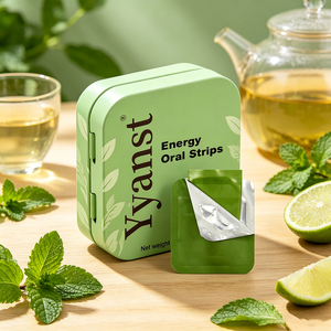 Tiras Orales de Té Verde para Energía, Absorción Rápida, Impulso Herbal de Energía, OEM, Venta al por Mayor, Marca Privada, Suplemento Dietético Portátil - Product Image 2