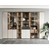 Meuble Bar Intégré de Luxe pour la Maison, Buffet Haut de Gamme Personnalisé
