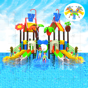 Attractive Price New Type Waterpark Equipment Water Slide Material Plastic Used Swimming Pool Slide