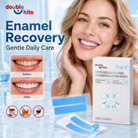 Bandes blanchissantes pour les dents Double White Factory Regesi Remineralization, saveur menthe, capacité de production de 320 000 pièces par jour