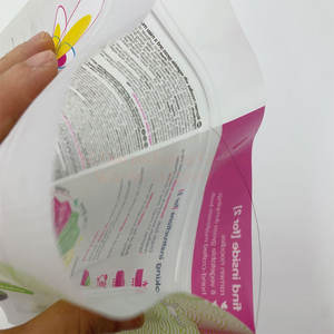 Sacs refermables finis mats avec fenêtre transparente <span class=keywords><strong>champignons</strong></span> boulettes congelées fruits <span class=keywords><strong>de</strong></span> mer <span class=keywords><strong>poulet</strong></span> viande emballage sac à fermeture éclair - Product Image 4