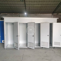 Toilettes de camping mobiles, toilettes portables pour remorques, toilettes préfabriquées d'urgence en EPS pour entrepôts, bureaux et bâtiments