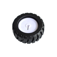 Accessoires de Robot de pneu en caoutchouc axe D 43MM roues de modèle de chariot de suivi avec moteur à engrenages N20