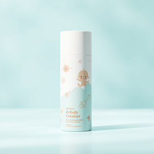 Boîte de tube en papier kraft personnalisé écologique BabyCare Emballage en carton recyclable pour cylindre de roue en grains de café thé - Product Image 4