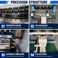 Prensa Plegadora CNC Servoeléctrica de 41T y 1600mm, Máquina de Doblado de Chapa Metálica de Alta Precisión sin Aceite Hidráulico