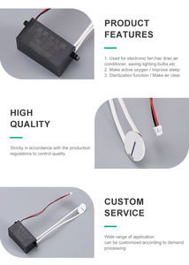 50-200 मिलीग्राम ओजोन जनरेटर पोर्टेबल DC3-5V dc12v dc2v dc24v ओजोन जनरेटर विद्युत उपकरणों के लिए वायु नसबंदी - Product Image 3