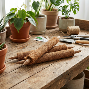 Estacas de Fibra de Coco para Plantas, Soporte Puntiagudo de 3 Pies, Enredadera Redonda para Plantas Trepadoras de Interior y Exterior - Product Image 4
